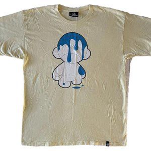 Kidrobot Men’s Large Limited Edition Streetwear  T-Shirt Yellow